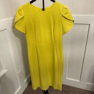 Calvin Klein Vibrant Yellow Mini Dress